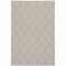 Homeroots 3 x 5 ft. Gray & Ivory Trellis Indoor & Outdoor Area Rug 389548 - alternate 1